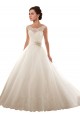 Blanc Princesse Épaule Dénudée Tulle Dentelle Robes de mariée Grossiste