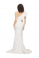 Ivoire Fourreau Balayage train Crêpe Stretch Longue Robes demoiselle d'honneur / Robes de bal Grossiste