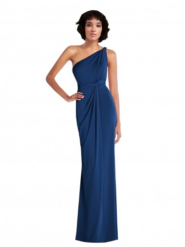 Bleu roi Fourreau Spandex Longue Robes demoiselle d'honneur / Robes de bal Grossiste