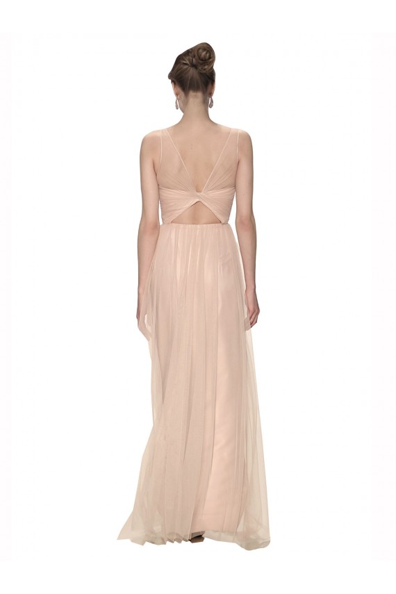 Blush 95 Fourreau Illusion Tulle Longue Robes demoiselle d'honneur Grossiste