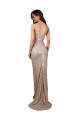 Champagne Sirène Scoop Paillette Longue Formelles Robes demoiselle d'honneur / Robes de soirée / Robes de bal Grossiste