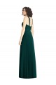 Evergreen Trapèze Licou Mousseline Longue Robes demoiselle d'honneur Grossiste