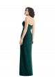 Evergreen Trapèze Sans bretelle Mousseline Longue Robes demoiselle d'honneur Grossiste