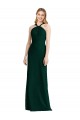 Evergreen Trompette Licou Mousseline Longue Robes demoiselle d'honneur Grossiste