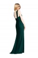 Evergreen Trompette Licou Mousseline Longue Robes demoiselle d'honneur Grossiste