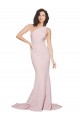 Fourreau Balayage train Crêpe Stretch Longue Robes demoiselle d'honneur / Robes de bal Grossiste