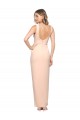 Fourreau Col Carré Crêpe Stretch Longue Formelles Robes demoiselle d'honneur / Robes de soirée / Robes de bal Grossiste