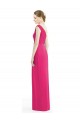 Fourreau Mousseline Longue Robes demoiselle d'honneur Grossiste