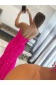 Fourreau Sans bretelle Balayage train Paillettes Velours Longue Robes de bal Grossiste