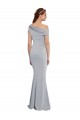 Gris 24 Sirène Crêpe Stretch Longue Formelles Robes demoiselle d'honneur / Robes de soirée / Robes de bal Grossiste