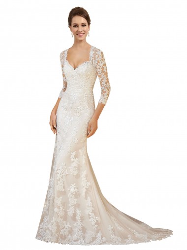 Ivoire Fourreau Dentelle Robes de mariée Grossiste