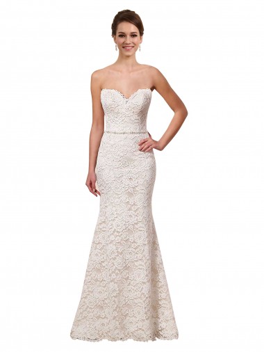Ivoire Fourreau Dentelle Robes de mariée Grossiste