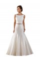 Ivoire Sirène Bateau Satiné Robes de mariée Grossiste