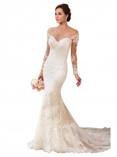 Ivoire Sirène Dentelle Robes de mariée Grossiste