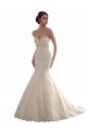Ivoire Sirène Tulle Dentelle Classique Robes de mariée Grossiste