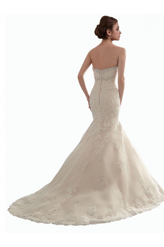 Ivoire Sirène Tulle Dentelle Classique Robes de mariée Grossiste