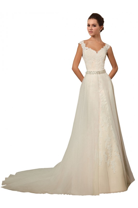 Ivoire Sirène Tulle Dentelle Robes de mariée Grossiste