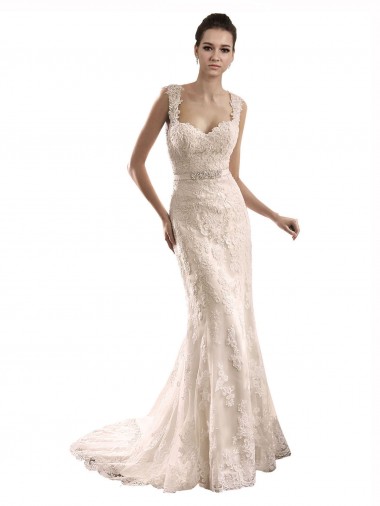 Ivoire Sirène Tulle Dentelle Robes de mariée Grossiste