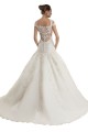 Ivoire Sirène Épaule Dénudée Balayage train Tulle Dentelle Robes de mariée Grossiste