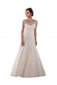 Ivoire Trapèze Scoop Tulle Robes de mariée Grossiste