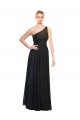 Noir Trapèze Tulle Longue Robes demoiselle d'honneur Grossiste