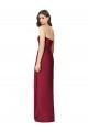 Olive verte Trompette Sans bretelle Mousseline Longue Robes demoiselle d'honneur Grossiste
