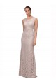 Sirène Illusion Scoop Dentelle Longue Robes demoiselle d'honneur / Robes de bal Grossiste