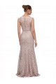 Sirène Illusion Scoop Dentelle Longue Robes demoiselle d'honneur / Robes de bal Grossiste