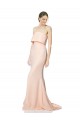 Sirène Sans bretelle Col Haut Crêpe Stretch Longue Formelles Robes demoiselle d'honneur / Robes de soirée / Robes de bal Grossiste