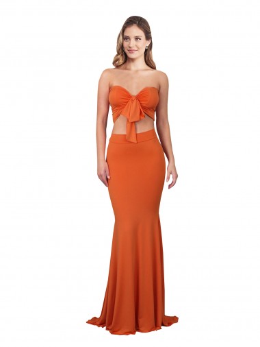 Sirène Sans bretelle Spandex Longue Formelles Robes demoiselle d'honneur / Robes de soirée / Robes de bal Grossiste