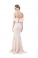 Sirène Épaule Dénudée Col Haut Crêpe Stretch Longue Formelles Robes demoiselle d'honneur / Robes de soirée / Robes de bal Grossiste