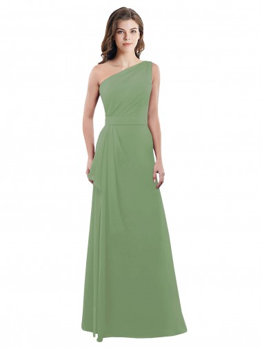 Trapèze Mousseline Longue Robes demoiselle d'honneur Grossiste