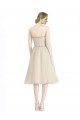 Trapèze Sans bretelle Tulle Courte Robes demoiselle d'honneur / Robes de cocktail Grossiste