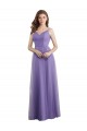 Trapèze Tulle Longue Robes demoiselle d'honneur Grossiste