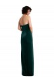 Vert foncé Fourreau Sans bretelle Velours Stretch Longue Formelles Robes demoiselle d'honneur / Robes de soirée / Robes de bal Grossiste