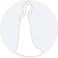 Grossiste Balayage train Robes de mariée