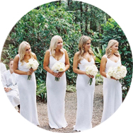 Grossiste Blanc Robes demoiselle d'honneur