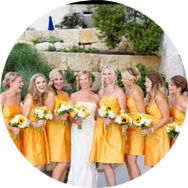 Grossiste Jaune Robes demoiselle d'honneur